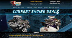 Desktop Screenshot of customcrateengines.com