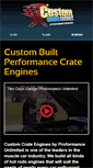 Mobile Screenshot of customcrateengines.com